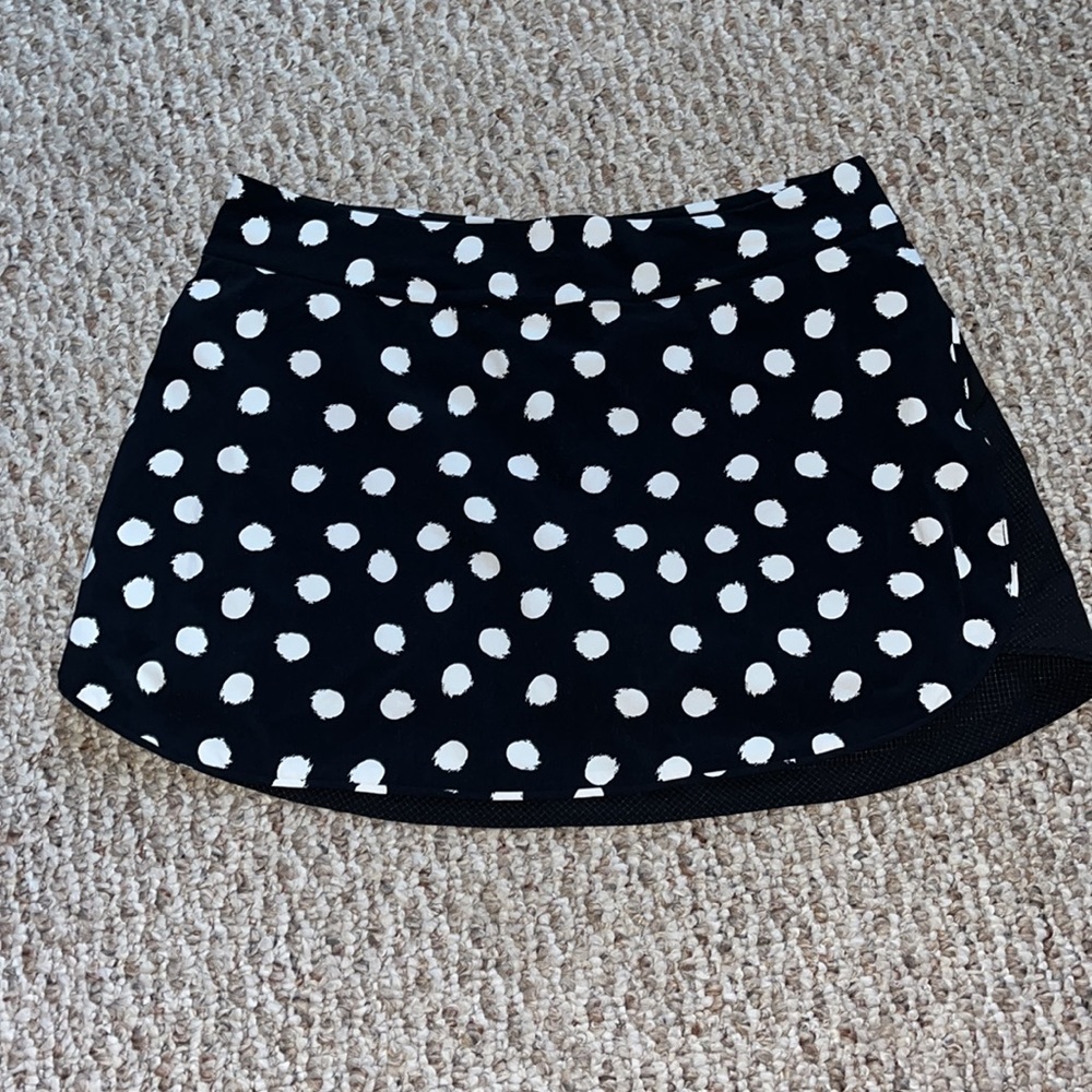 Outdoor Voices Black and White Polka Dot Skort - Picture 3 of 5